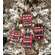 Cozy Merry Christmas Plaid Gift Tag Ornament - 4 Asstd.