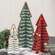 Wooden Dimensional Yuletide Christmas Tree Sitters, 3/Set  38660;