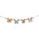 Beaded Pastel Watercolor Butterfly Garland