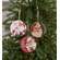Vintage Santa Cheer Round Ornament - 3 Asstd.