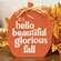 Hello Beautiful/Hocus Pocus 2-Sided Wooden Pumpkin Sitter 38728;