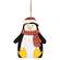 Layered Wood Penguin in Hat & Scarf Orna;