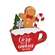 Cozy With Cookies Gingerbread Man in Mug Chunky Sitter