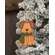 Layered Wood Puppy in Scarf Ornament