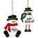 Warm Winter Wooden Snowman Ornament - 2 Asstd. 38756;