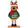 Sweater Weather Wooden Reindeer on Base - 10.5"H