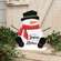 Snow Place Like Home Wooden Snowman on Base - 9"H