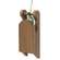 Distressed Wooden Mustard Sled with Pine - 7.25"