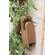 Distressed Wooden Mustard Sled with Pine - 7.25"