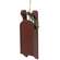 Distressed Wooden Red Sled with Pine - 9"