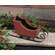 Distressed Red & Black Wooden Sleigh