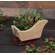 Distressed Tan & Red Wooden Sleigh