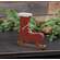 Primitive Santa's Ice Skate Wooden Sitter