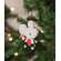 Little Mouse With Mushroom Wooden Ornament
