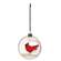 Snowy Cardinal Bulb Ornament - 2 Asstd.