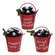Bucket of Coal Ornament - 3 Asstd.