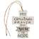My Christmas Prayer Wooden Cross Ornament - 3 Asstd.
