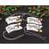 Family Words Wooden Button Holly Banner Gift Tag - 4 Asstd.