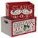 2/Set - Cottage Candy Cane Co. Nesting Crates