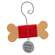 Wooden Dog Bone with Tag Ornament - 6 Asstd.