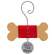 Wooden Dog Bone with Tag Ornament - 6 Asstd.