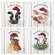 Christmas Farm Animal Box Sign - 4 Asstd.