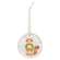 Winter Woodland Friend Round Ornament, 3”, 4 Asstd. 38894;
