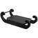 Distressed Black Wooden Sled - 15"
