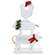 3 Set - Distressed White Wooden Winter Farm Animal Stackers