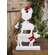 3 Set - Distressed White Wooden Winter Farm Animal Stackers