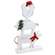 3 Set - Distressed White Wooden Winter Farm Animal Stackers