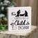 For Unto Us Nativity Silhouette Box Sign