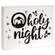 O Holy Night Nativity Silhouette Box Sign