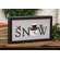 SNOW Cardinals and Friend Box Sign