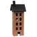 Distressed Wooden Primitive Saltbox House - 17.5"H - 3 Asstd.