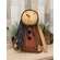 Sam Ticking Stripe Snowman Doll