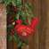 Pennies From Heaven Cardinal Felt Ornament