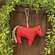 Stuffed Country Flower Horse Ornament