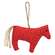 Stuffed Country Flower Horse Ornament