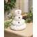 White Sherpa Melting Snowman - 6"H