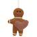 Stuffed Gingerbread with Country Gingham Heart Ornament