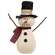 Stuffed Believe Top Hat Snowman with Red & Green Scarf Doll