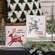 Yuletide Peace Reindeer Square Block Sign, 2 Asstd. 38657;