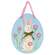 Floral Bunny with Bow Egg Hanger, #38943