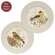 Yellow Bird Wood Plate - 2 Asstd.
