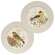 Yellow Bird Wood Plate - 2 Asstd.