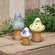 3 Set - Floral Mushroom Sitters