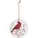 Cardinal Round Ornaments - Love, Hope, Loved 3 Asstd.