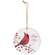 Cardinal Round Ornaments - Love, Hope, Loved 3 Asstd.