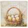 Vintage Easter Egg Basket Box Sign, #39103